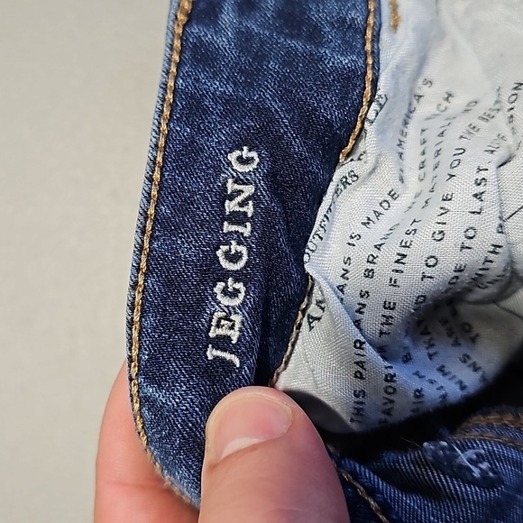 American Eagle super super stretch size 2 jeggings - Picture 7 of 8